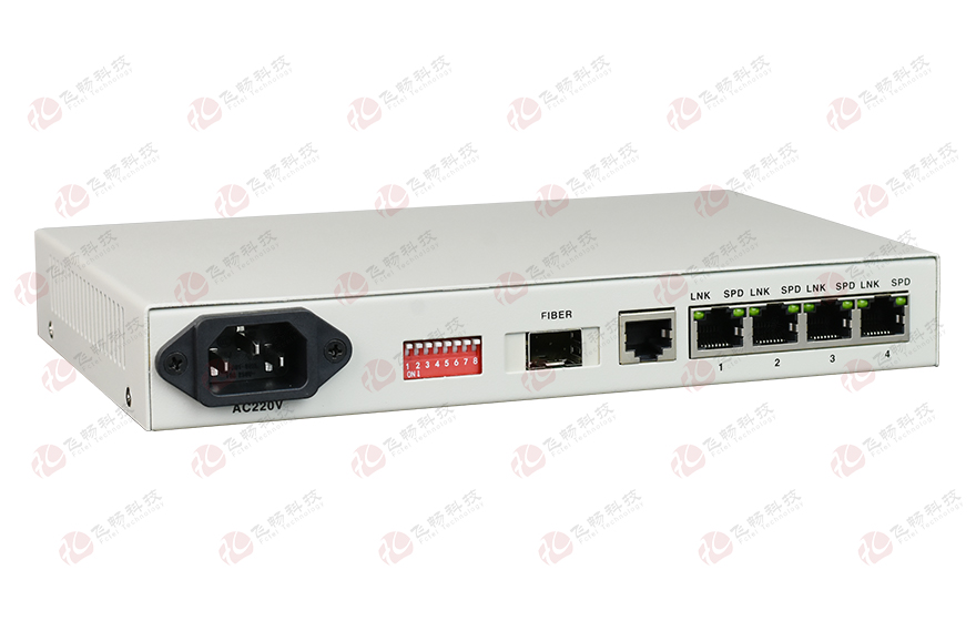 普通型 4路千兆電 光纖收發(fā)器