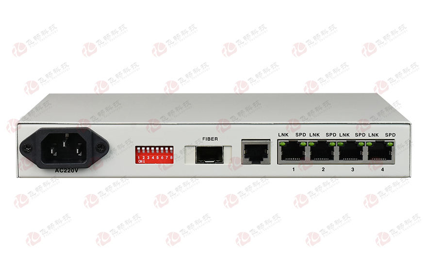 普通型 4路千兆電 光纖收發(fā)器