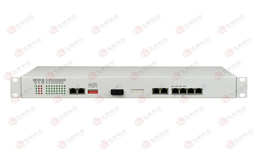 32路電話+8E1+4GE+4路串口 電話光端機(jī)(19英寸1U)